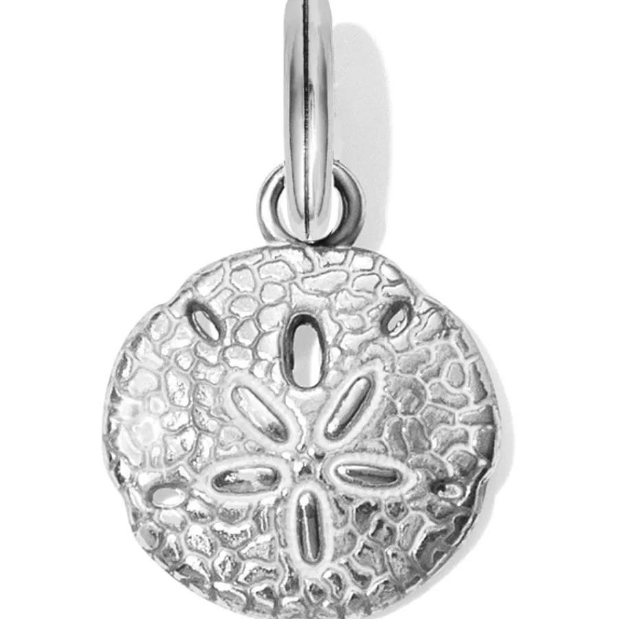 Charms>Brighton Sunny Sand Dollar Charm Silver