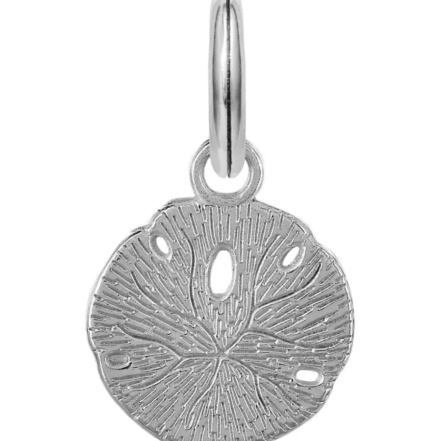 Charms>Brighton Sunny Sand Dollar Charm Silver