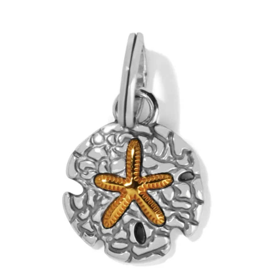 Charms>Brighton Sunset Cove Dollar Charm Silver-Gold