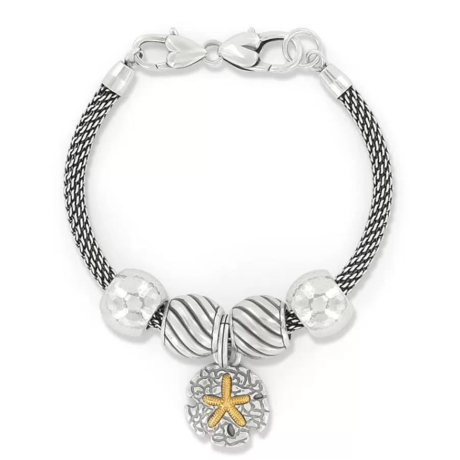 Ready-To-Wear Charm Sets>Brighton Sunset Cove Sand Dollar Charm Bracelet Silver