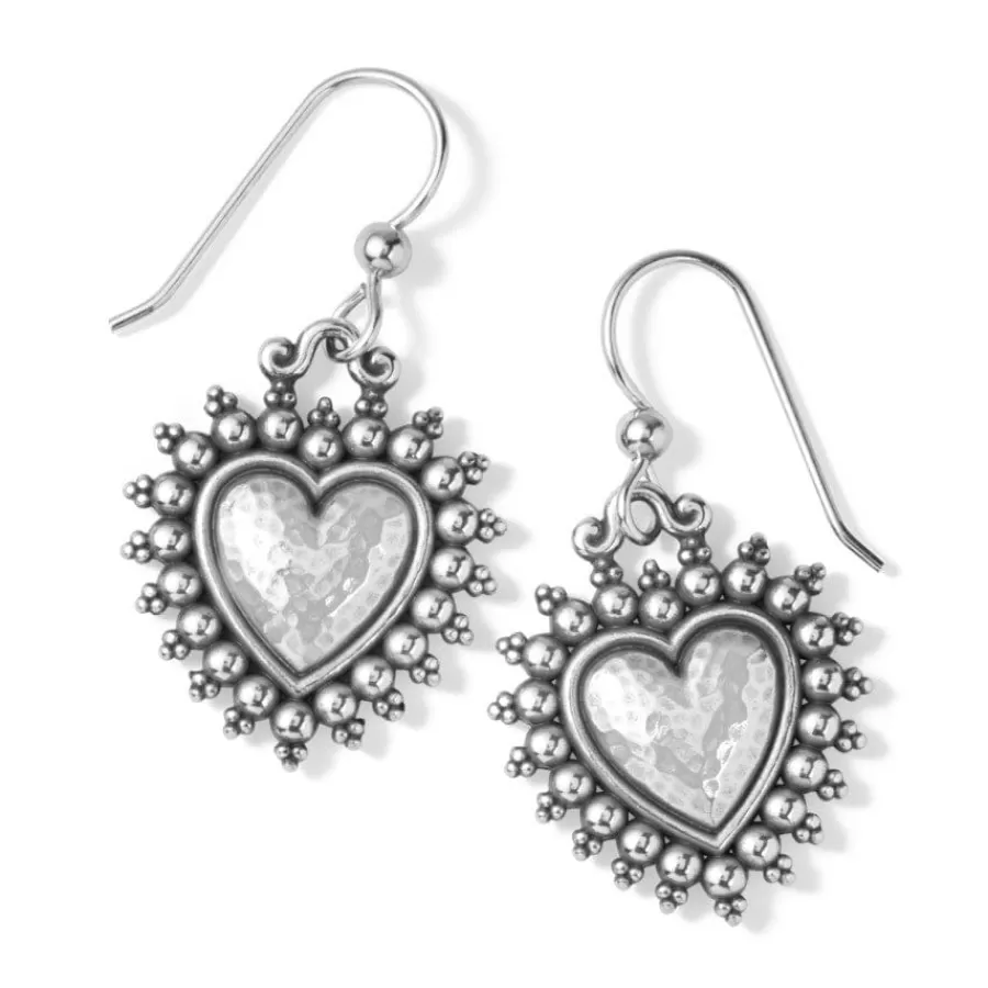 Earrings>Brighton Telluride Heart French Wire Earrings Silver