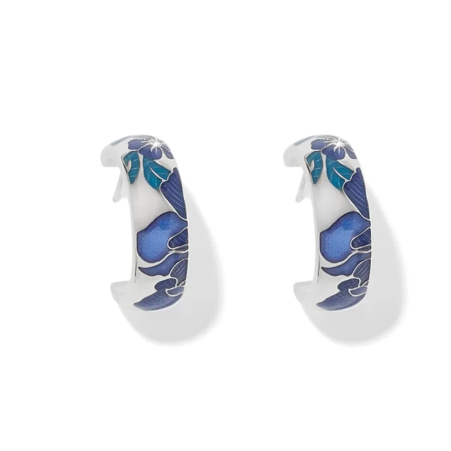 Earrings>Brighton Terra Hoop Earrings Silver-Blue