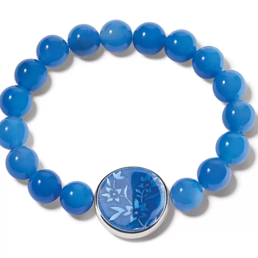 Bracelets>Brighton Terra Stretch Bracelet Silver-Blue