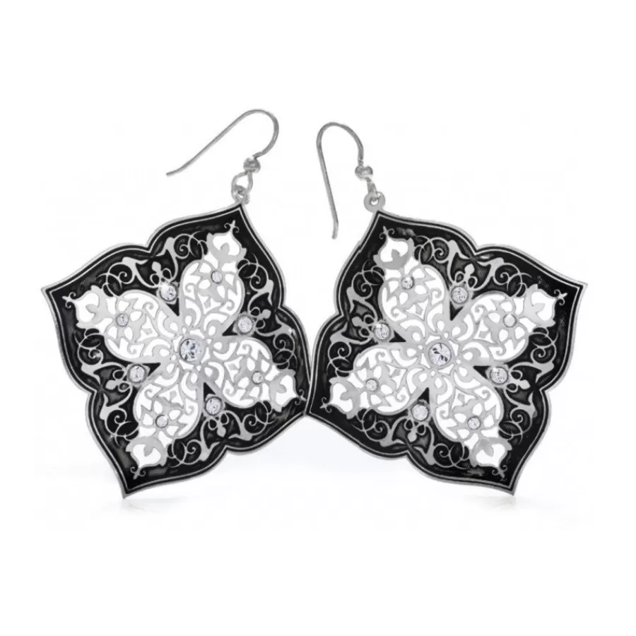 Earrings>Brighton Theodora Statement Earrings Silver-Black