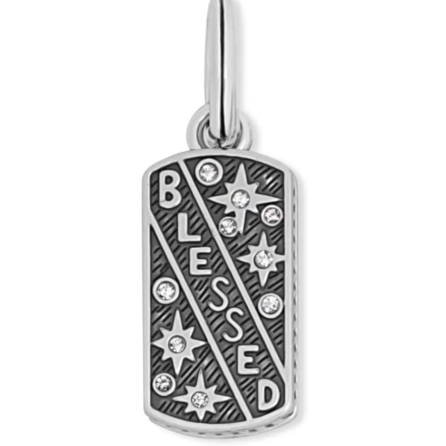 Charms>Brighton Thoughtful Blessed Charm Silver