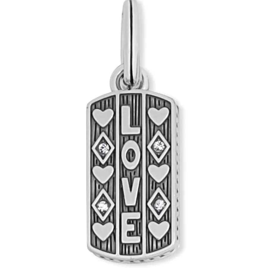 Charms>Brighton Thoughtful Love Charm Silver