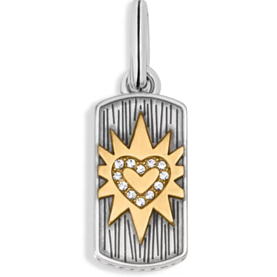 Charms>Brighton Thoughtful Love Charm Silver