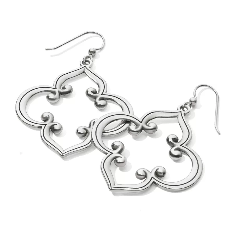 Earrings>Brighton Toledo Statement French Wire Earrings Silver