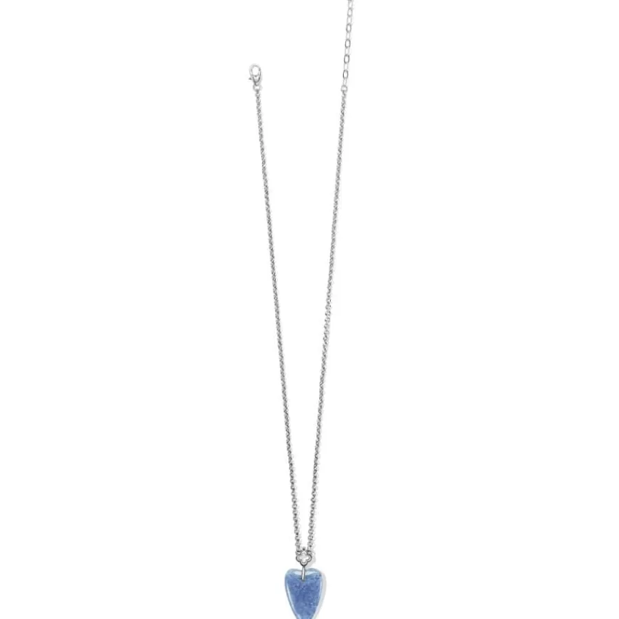 Necklaces>Brighton Toledo With Love Quartz Necklace Blue