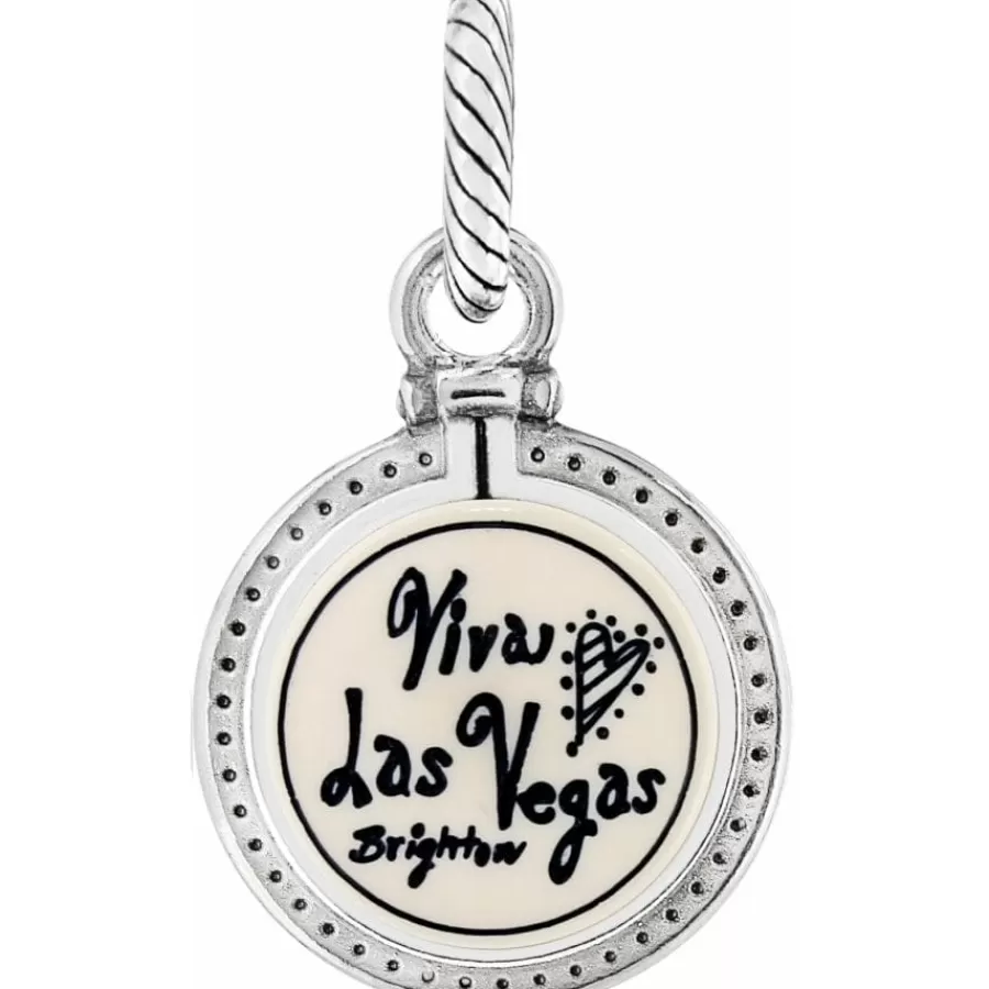 Charms>Brighton Travel Vegas Charm Silver