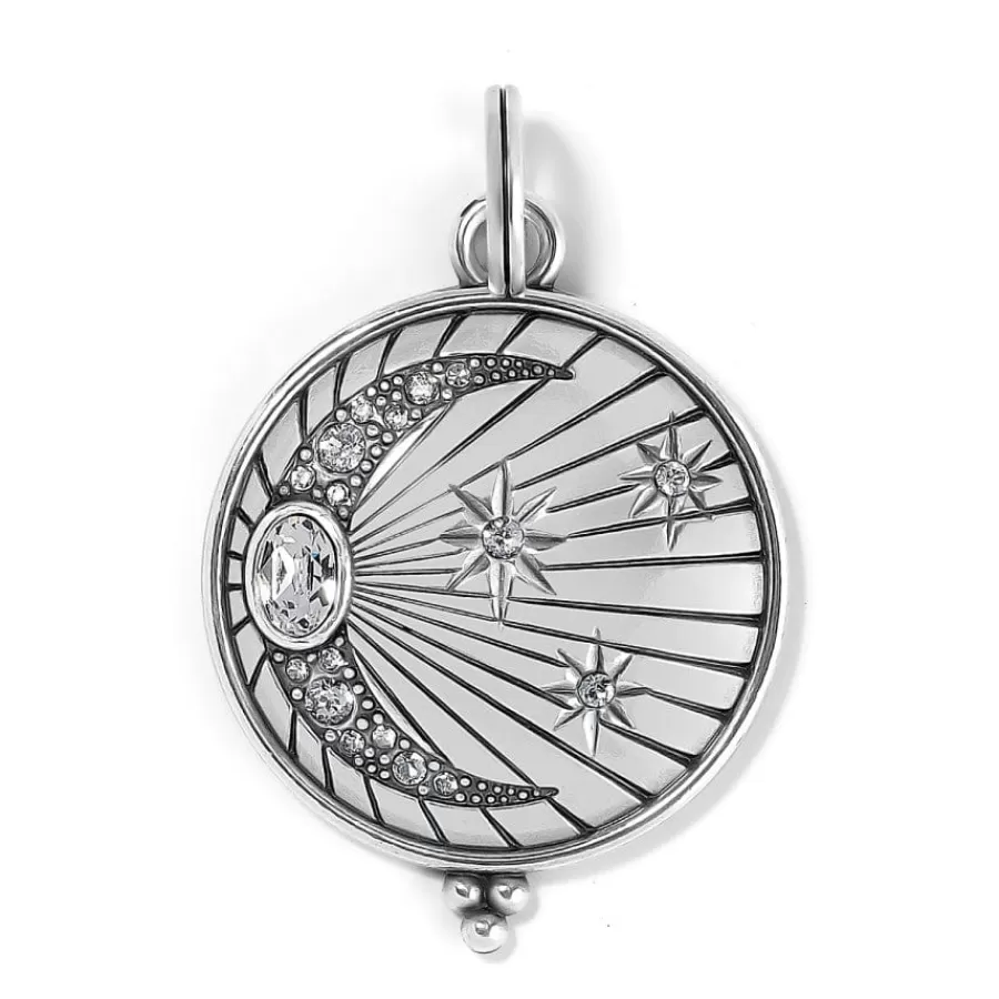 Charms>Brighton Treasured Moon Amulet Silver