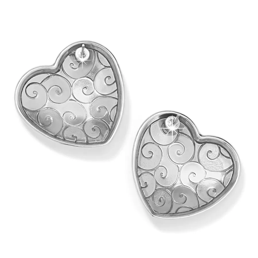 Earrings>Brighton Trianon Heart Earrings