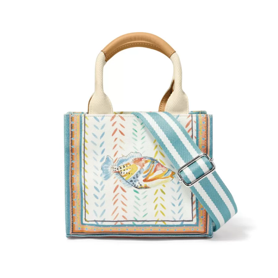 Totes>Brighton Trigger Fish Mini Tote Multi