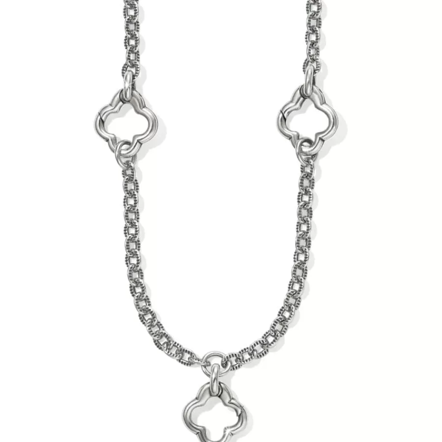 Charm Necklaces & Holders>Brighton Trio Charm Necklace Silver