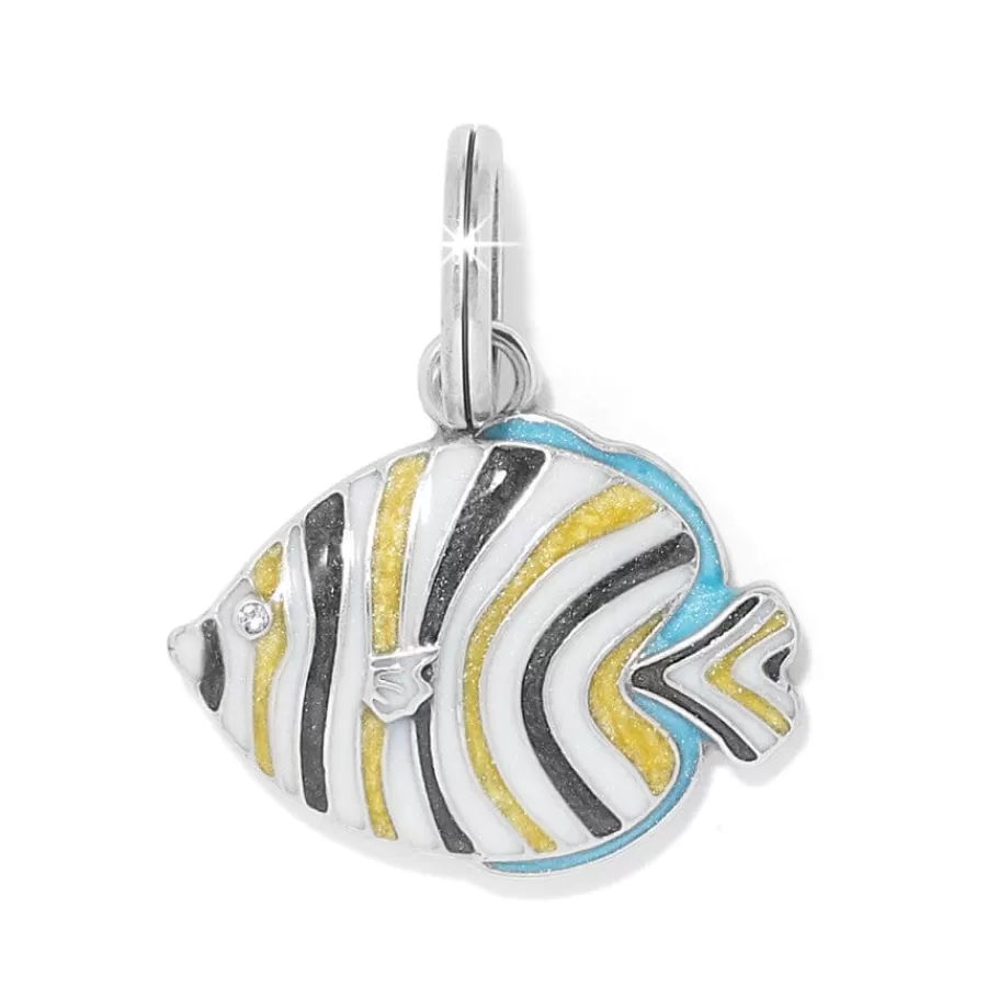 Charms>Brighton Tropical Fish Charm Silver-Multi