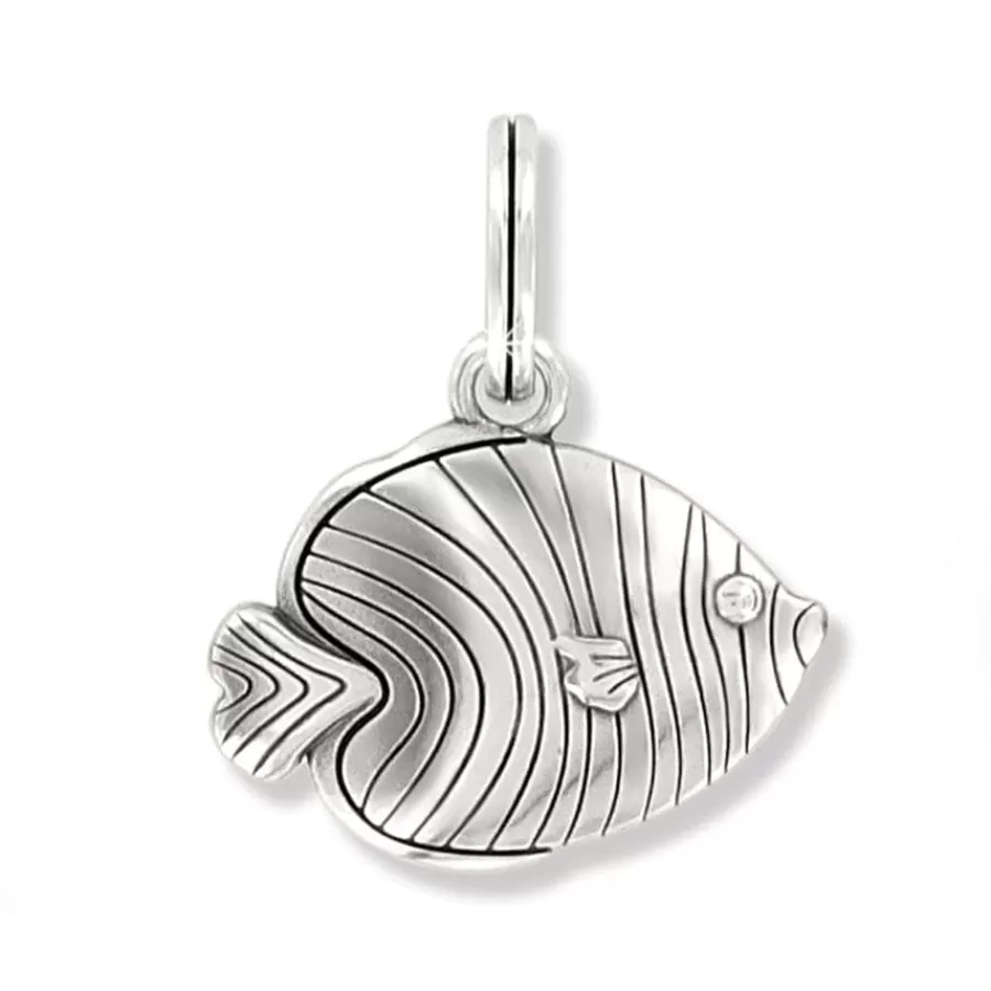 Charms>Brighton Tropical Fish Charm Silver-Multi