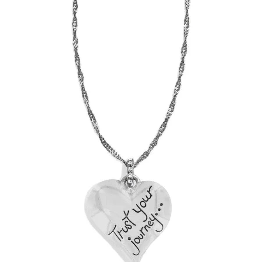 Necklaces>Brighton Trust Your Journey Heart Necklace