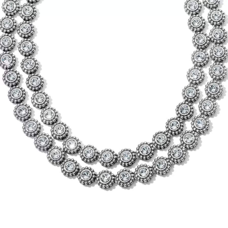 Necklaces>Brighton Twinkle Double Link Necklace Silver