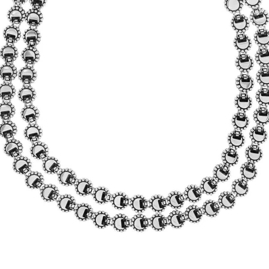 Necklaces>Brighton Twinkle Double Link Necklace Silver