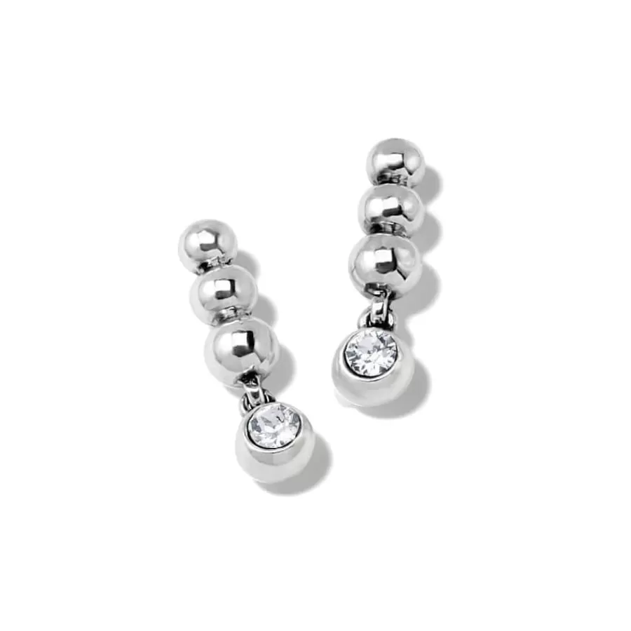 Earrings>Brighton Twinkle Granulation Post Drop Earrings Silver