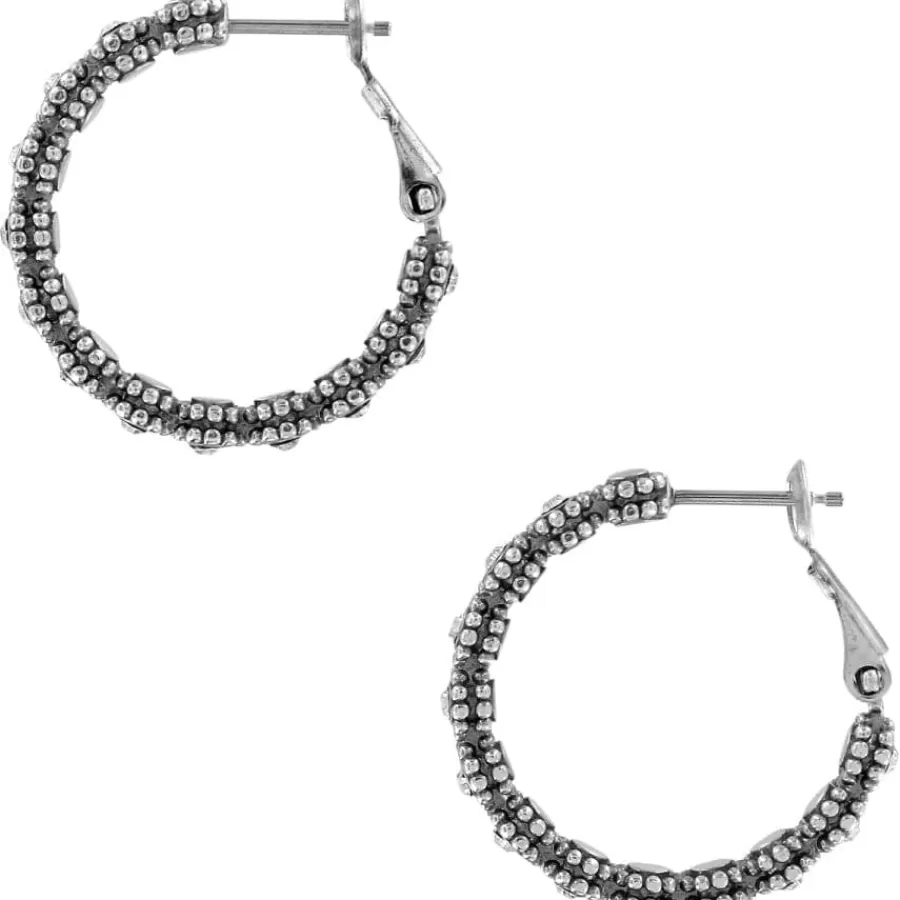 Earrings>Brighton Twinkle Splendor Small Hoop Earrings Silver