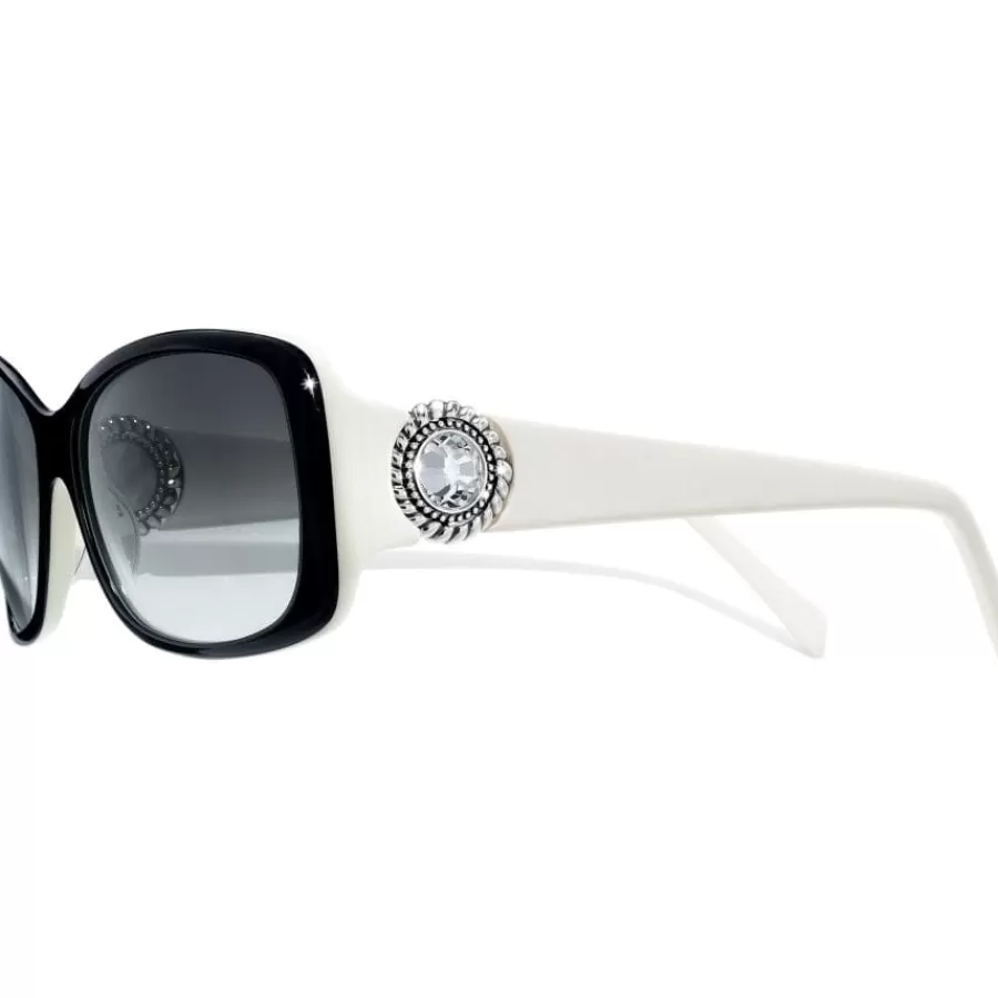 Sunglasses & More>Brighton Twinkle Sunglasses Black-White