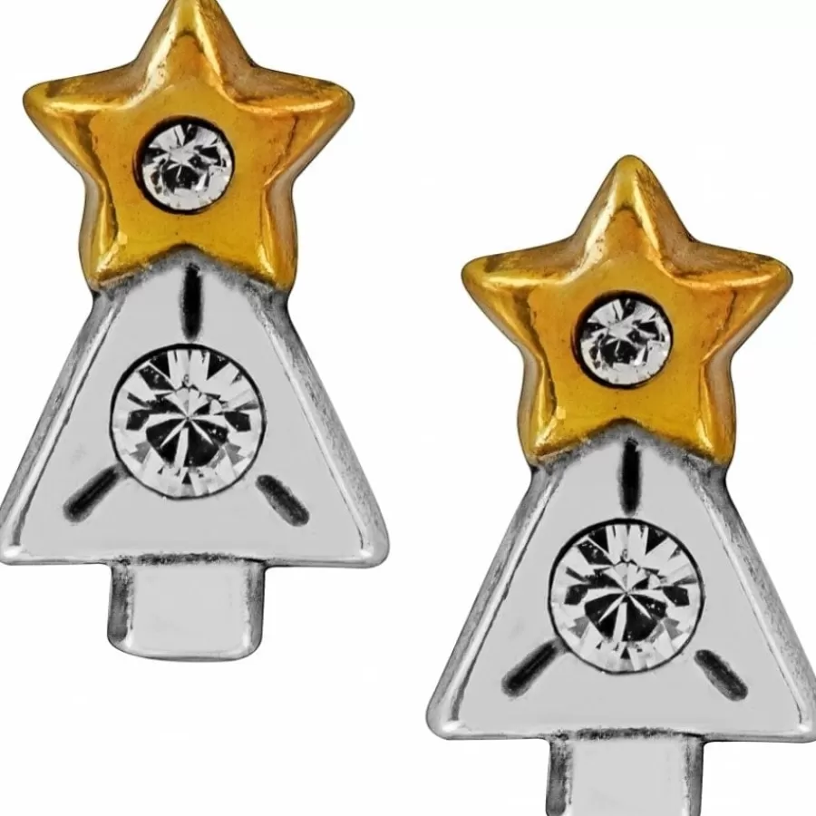 Earrings>Brighton Twinkle Tree Mini Post Earrings Silver-Gold