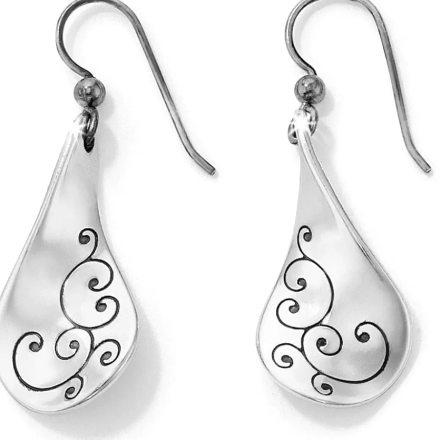 Earrings>Brighton Twirl French Wire Earrings Silver