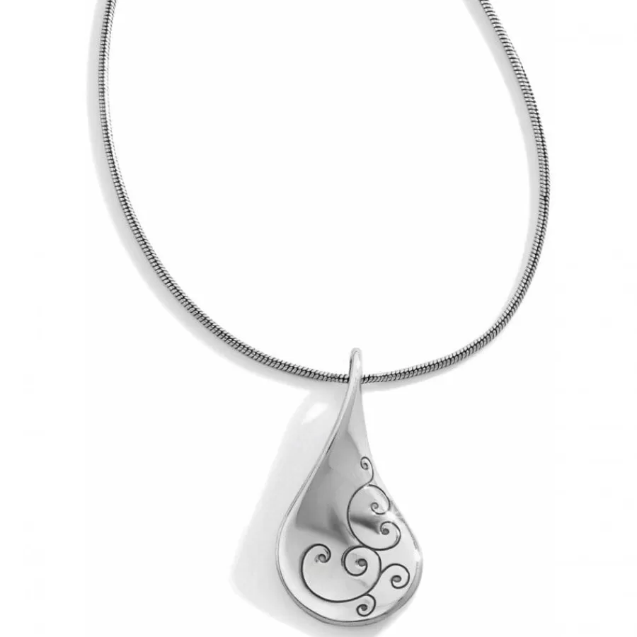 Necklaces>Brighton Twirl Necklace Silver