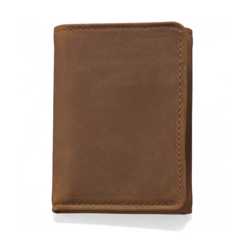 Men'S Belts & Wallets>Brighton Vanderbilt Tri-Fold Wallet Brown