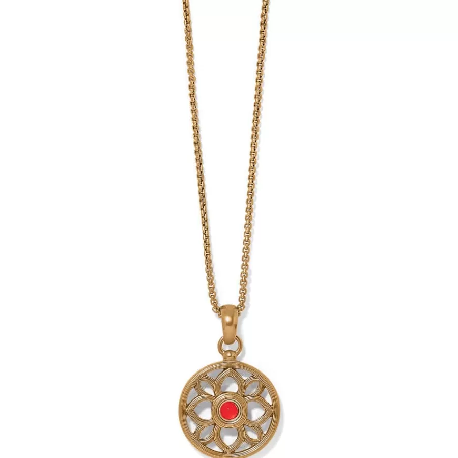 Necklaces>Brighton Venetian Gems Necklace Gold-Red