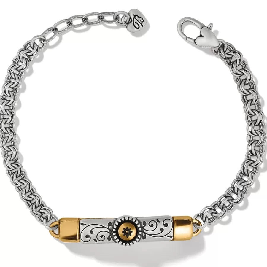 Bracelets>Brighton Venezia Bar Bracelet Silver-Gold