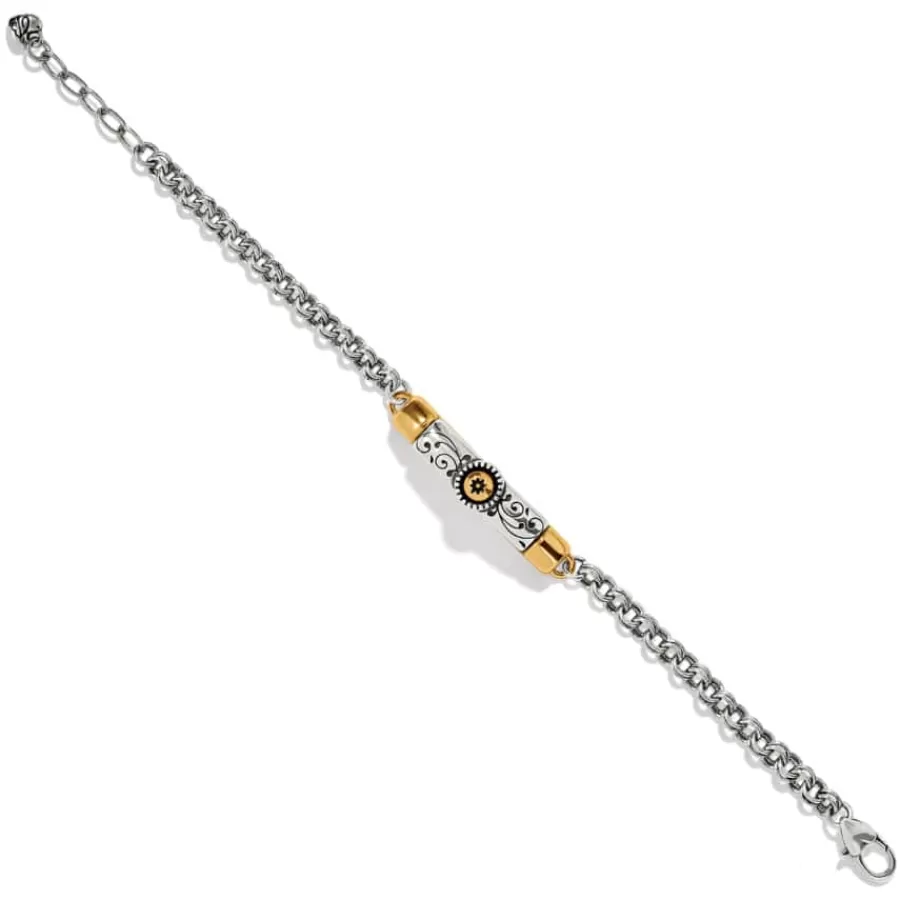 Bracelets>Brighton Venezia Bar Bracelet Silver-Gold