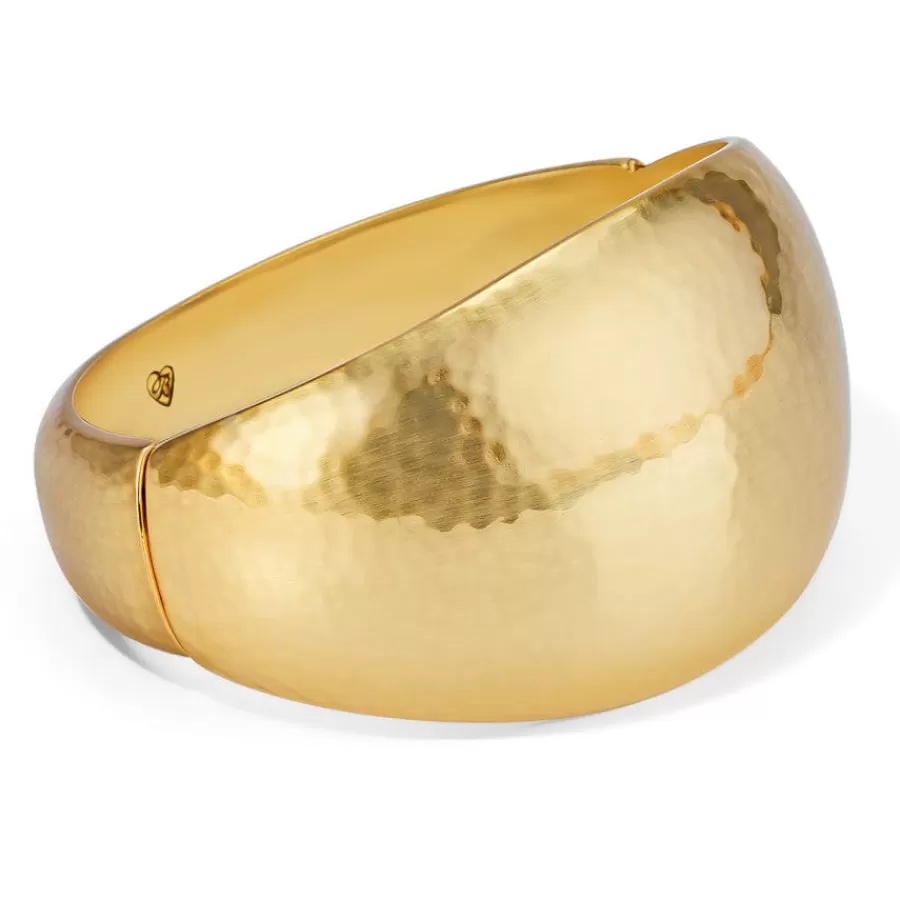 Bracelets>Brighton Versailles Collonade Hinged Bangle BrushedGold