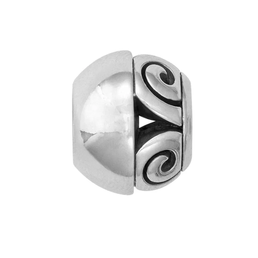 Beads & Spacers>Brighton Vertigo Round Bead Silver