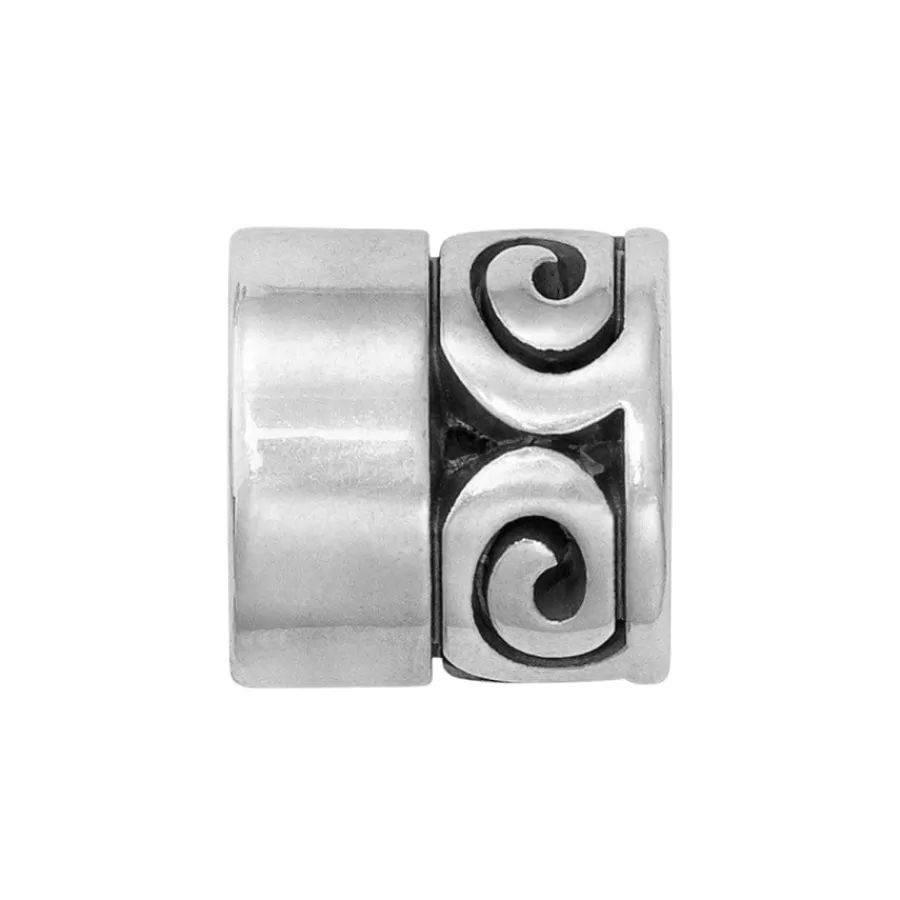 Beads & Spacers>Brighton Vertigo Tubular Bead Silver