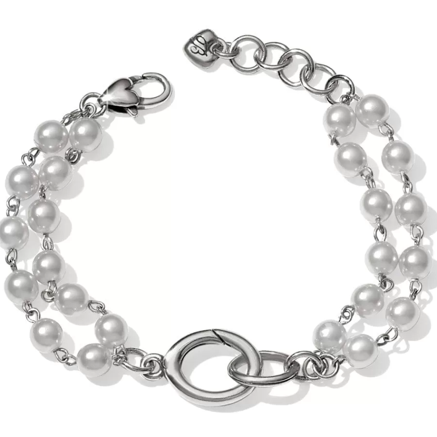 Charm Bracelets | Charm Necklaces & Holders>Brighton Victoria Charm Bracelet Silver-Pearl