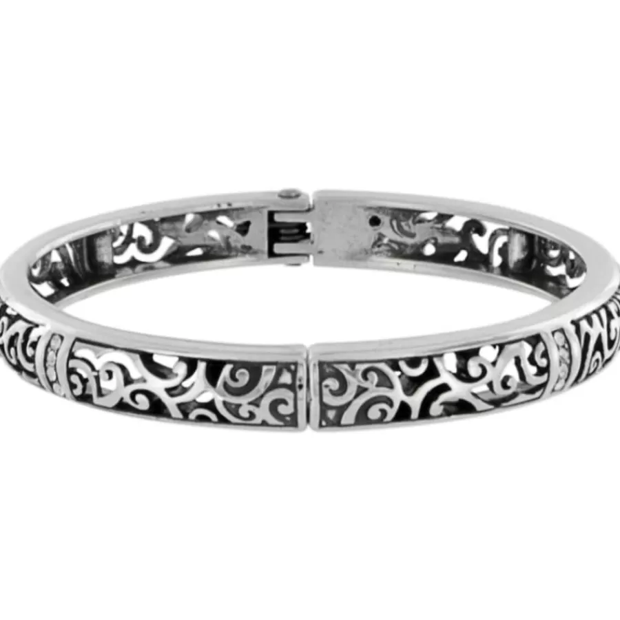 Bracelets>Brighton Viewpoint Hinged Bangle Silver