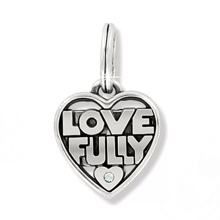 Charms>Brighton Viva Love Charm Silver-Gold