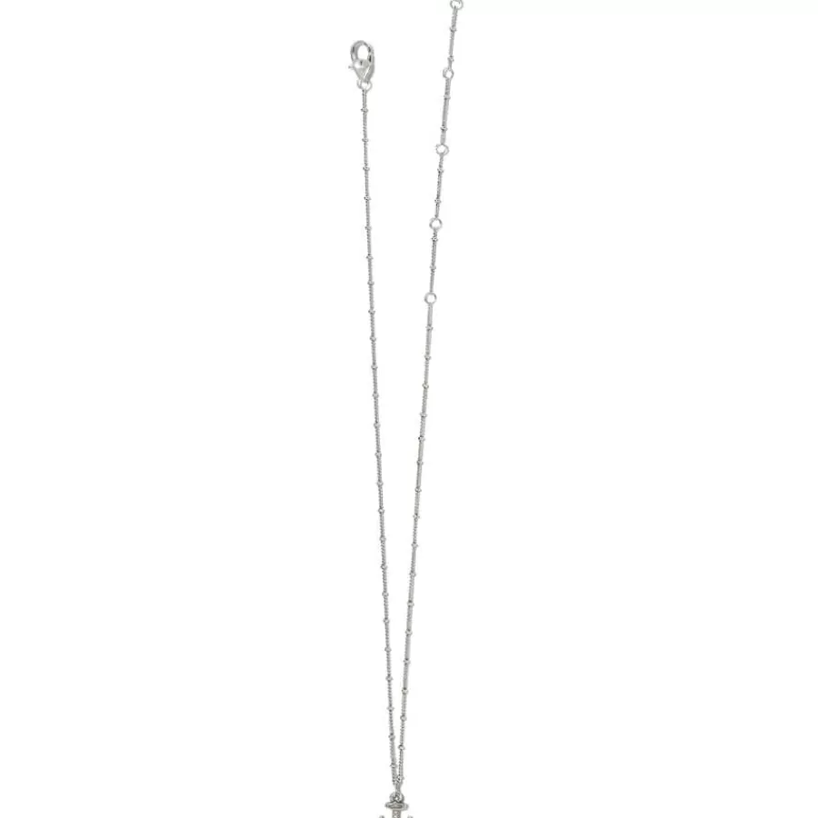 Necklaces>Brighton Voyage Mini Anchor Necklace Silver