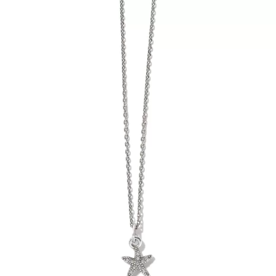 Necklaces>Brighton Voyage Mini Starfish Necklace Silver