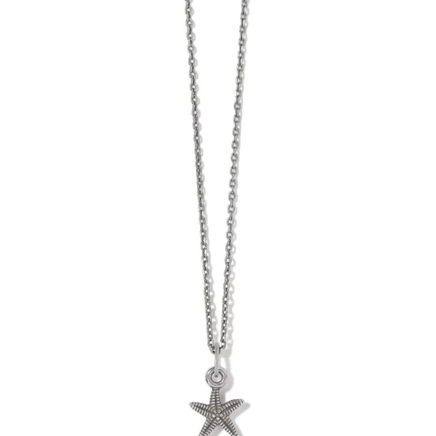 Necklaces>Brighton Voyage Mini Starfish Necklace Silver