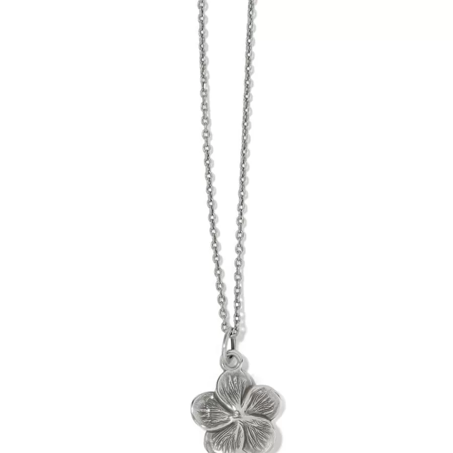 Necklaces>Brighton Voyage Petite Plumeria Necklace Silver