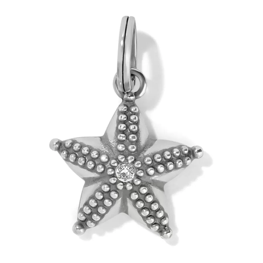 Charms>Brighton Voyage Starfish Charm Silver