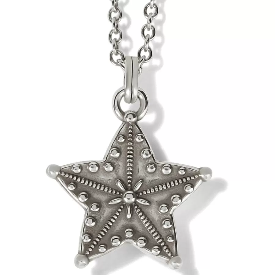 Necklaces>Brighton Voyage Starfish Necklace Silver