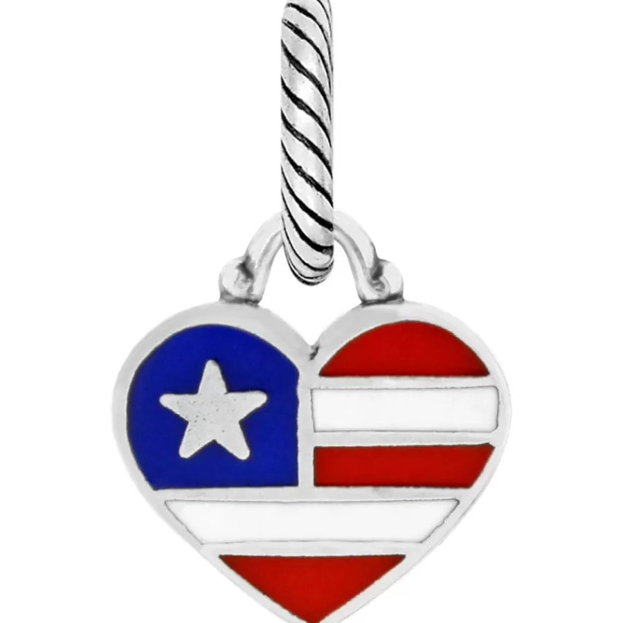 Charms>Brighton Washington DC Charm Silver-Multi