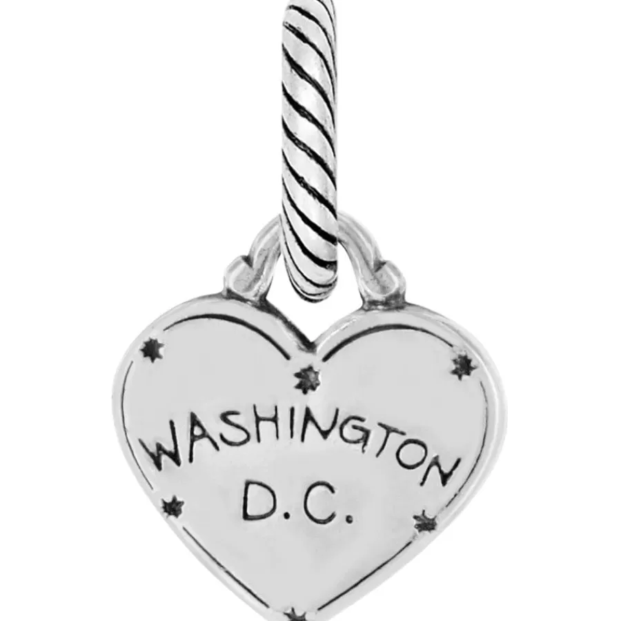 Charms>Brighton Washington DC Charm Silver-Multi