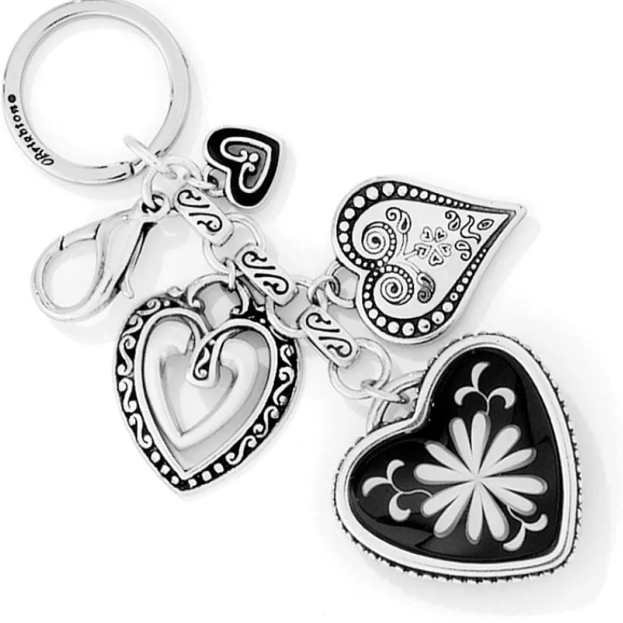 Key Fobs>Brighton Water Lily Handbag Charm Silver