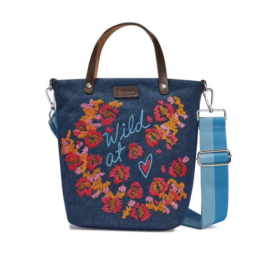 Crossbodies | Totes>Brighton Wild At Heart Embroidered Medium Messenger Bag Multi