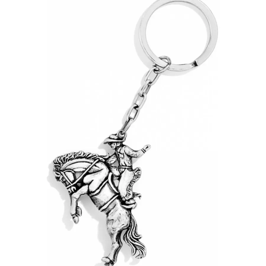 Handbag Accessories | Key Fobs>Brighton Wild West Key Fob Silver